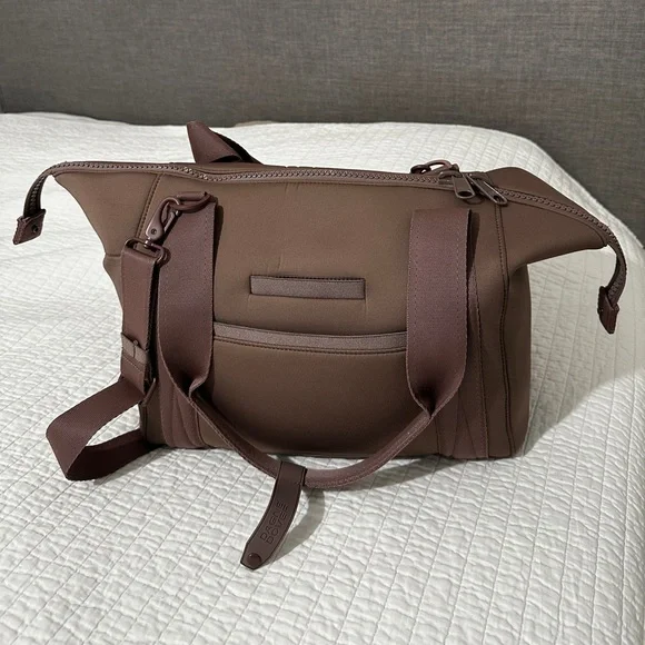 Dagne Dover Carryall Duffel in the Color Dune - Picture 2 of 7